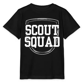 Scout Team Tent Camp Scouting Clan - Stanley/Stella MINI CREATOR Kids’ T-Shirt - black - Front - Mikhail (115cm)