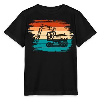 Bagger - Stanley/Stella Kinder T-Shirt MINI CREATOR  - Schwarz - Vorne - Mikhail (115cm)