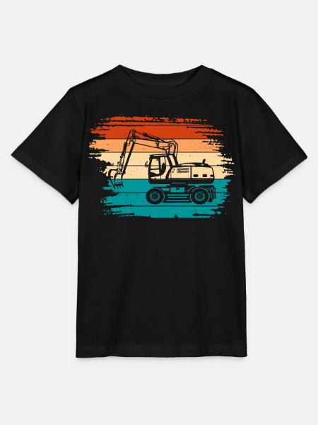 Bagger - Stanley/Stella Kinder T-Shirt MINI CREATOR - Schwarz