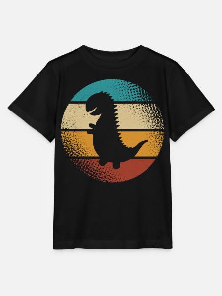 T-Rex - Stanley/Stella MINI CREATOR Kids’ T-Shirt - black
