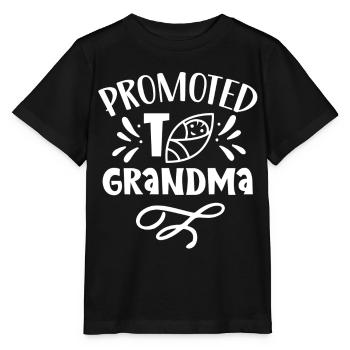 Grandmother promotes grandparents sweet for the first time - Stanley/Stella MINI CREATOR Kids’ T-Shirt - black - Front - Mikhail (115cm)