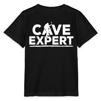 Höhlenexperte Höhlenwandern Caving Höhle Cave - Stanley/Stella Kinder T-Shirt MINI CREATOR  - Schwarz - Vorne - Mikhail (115cm)