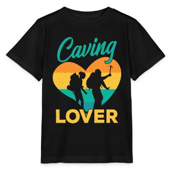 Höhlenliebhaber Cave Höhlenwandern Caving Höhle - Stanley/Stella Kinder T-Shirt MINI CREATOR  - Schwarz - Vorne - Mikhail (115cm)