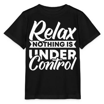 Entspannen Sie Sich, Nichts Ist Unter - Stanley/Stella Kinder T-Shirt MINI CREATOR  - Schwarz - Vorne - Mikhail (115cm)