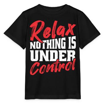 Entspannen Sie Sich, Nichts Ist Unter - Stanley/Stella Kinder T-Shirt MINI CREATOR  - Schwarz - Vorne - Mikhail (115cm)