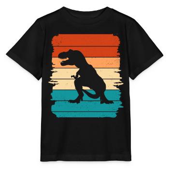 T-Rex - Stanley/Stella MINI CREATOR Kids’ T-Shirt - black - Front - Mikhail (115cm)