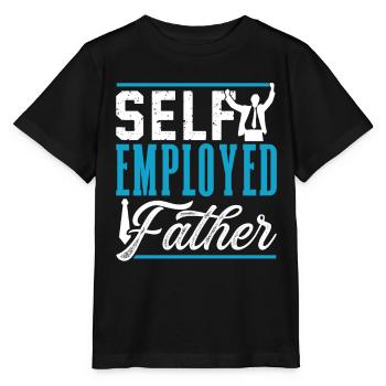 Père indépendant Indépendant Pigiste - T-shirt bio MINI CREATOR Stanley/Stella Enfant - noir - Devant - Mikhail (115cm)
