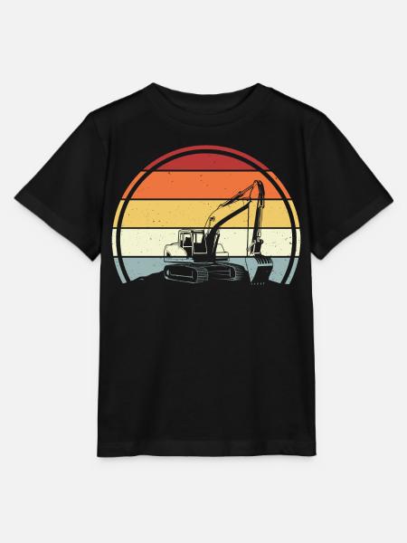 Bagger - Stanley/Stella Kinder T-Shirt MINI CREATOR  - Schwarz