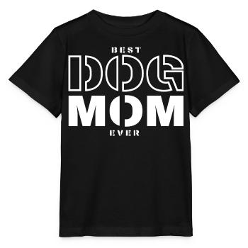Beste Hundemama aller Zeiten - Stanley/Stella Kinder T-Shirt MINI CREATOR  - Schwarz - Vorne - Mikhail (115cm)