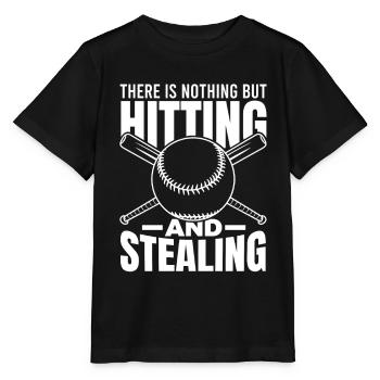 There is only beating and stealing - Stanley/Stella MINI CREATOR Kids’ T-Shirt - black - Front - Mikhail (115cm)