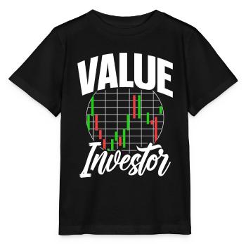 Value Investor Investor Financier Invest - Stanley/Stella MINI CREATOR Kids’ T-Shirt - black - Front - Mikhail (115cm)