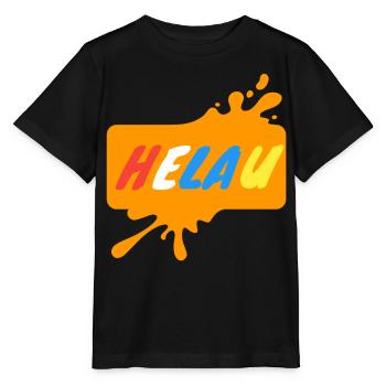 Helau Karnevalsdesign - Stanley/Stella Kinder T-Shirt MINI CREATOR  - Schwarz - Vorne - Mikhail (115cm)