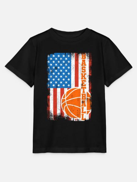 4. Juli Basketball - Stanley/Stella Kinder T-Shirt MINI CREATOR  - Schwarz