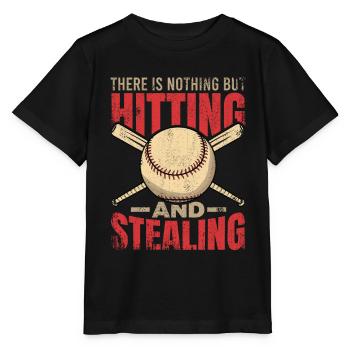 Motivierender Baseball Spruch - Stanley/Stella Kinder T-Shirt MINI CREATOR  - Schwarz - Vorne - Mikhail (115cm)