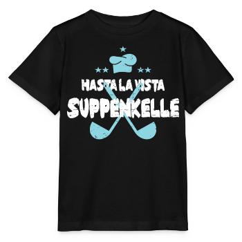 Bis bald Suppenkelle - Stanley/Stella Kinder T-Shirt MINI CREATOR  - Schwarz - Vorne - Mikhail (115cm)