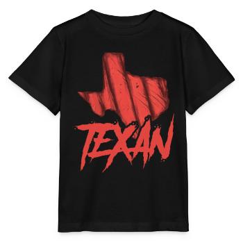 Texaner Texas Stolz Sprüche Texanisch - Stanley/Stella Kinder T-Shirt MINI CREATOR  - Schwarz - Vorne - Mikhail (115cm)