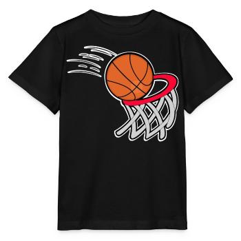 Basketball Basketballer - Stanley/Stella Kinder T-Shirt MINI CREATOR  - Schwarz - Vorne - Mikhail (115cm)