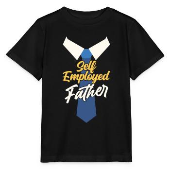 Père indépendant Freelance Indépendant - T-shirt bio MINI CREATOR Stanley/Stella Enfant - noir - Devant - Mikhail (115cm)