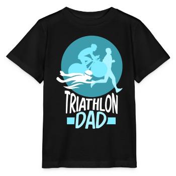 Triathlon Papa Triathlons Triathlete Triathlete - Stanley/Stella MINI CREATOR Kids’ T-Shirt - black - Front - Mikhail (115cm)