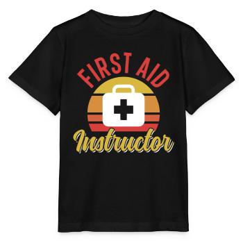 First Aid Instructor Trainer Course Teacher - Stanley/Stella MINI CREATOR Kids’ T-Shirt - black - Front - Mikhail (115cm)