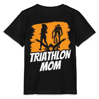 Triathlon Mama Triathlons Triathlete Triathlete - Stanley/Stella MINI CREATOR Kids’ T-Shirt - black - Front - Mikhail (115cm)