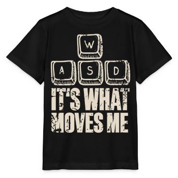 Joueur de jeu sur PC - T-shirt bio MINI CREATOR Stanley/Stella Enfant - noir - Devant - Mikhail (115cm)