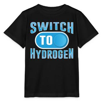 Passer à l’hydrogène énergie hydrogène - T-shirt bio MINI CREATOR Stanley/Stella Enfant - noir - Devant - Mikhail (115cm)