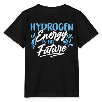 L’énergie de l’hydrogène est l’avenir L’hydrogène - T-shirt bio MINI CREATOR Stanley/Stella Enfant - noir - Devant - Mikhail (115cm)