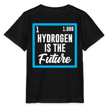 L’hydrogène est le futur élément hydrogène - T-shirt bio MINI CREATOR Stanley/Stella Enfant - noir - Devant - Mikhail (115cm)