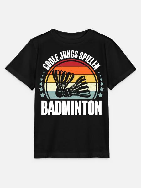 Badminton - Stanley/Stella Kinder T-Shirt MINI CREATOR  - Schwarz