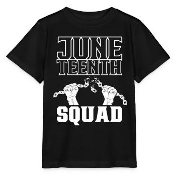 Juneteenth Team 1865 Black African American - Stanley/Stella Kinder T-Shirt MINI CREATOR  - Schwarz - Vorne - Mikhail (115cm)