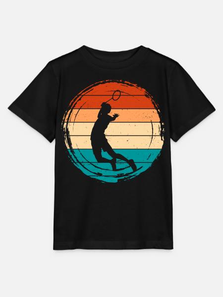 Badminton - Stanley/Stella Kinder T-Shirt MINI CREATOR  - Schwarz