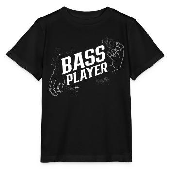 Bassist Musician Bass Guitarist Bass Bass Bass Guitar - Stanley/Stella MINI CREATOR Kids’ T-Shirt - black - Front - Mikhail (115cm)