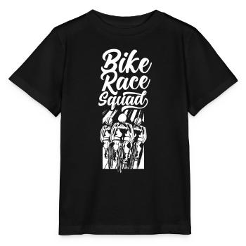 Radrennen Team Fahrrad Wettrennen Radrennfahrer - Stanley/Stella Kinder T-Shirt MINI CREATOR  - Schwarz - Vorne - Mikhail (115cm)