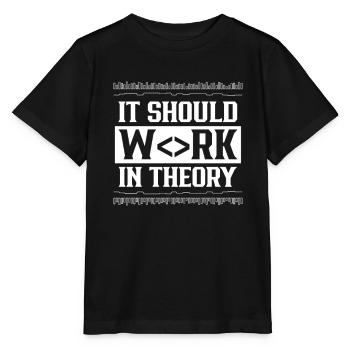 In theory, it should work code coding - Stanley/Stella MINI CREATOR Kids’ T-Shirt - black - Front - Mikhail (115cm)