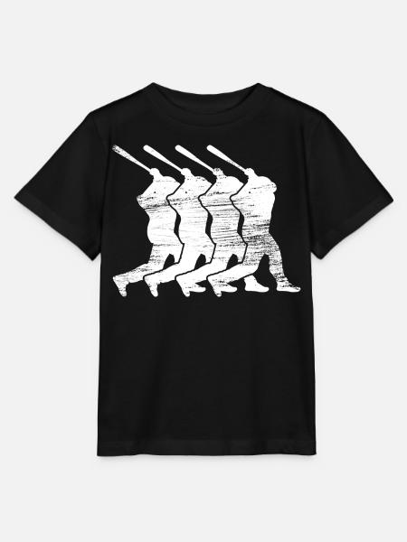 Baseballspieler - Stanley/Stella Kinder T-Shirt MINI CREATOR  - Schwarz
