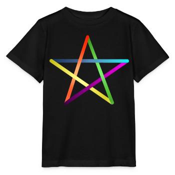 Triangles - graphics - graphic design - Stanley/Stella MINI CREATOR Kids’ T-Shirt - black - Front - Mikhail (115cm)