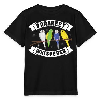 Sittich-flüsterer - Stanley/Stella Kinder T-Shirt MINI CREATOR  - Schwarz - Vorne - Mikhail (115cm)