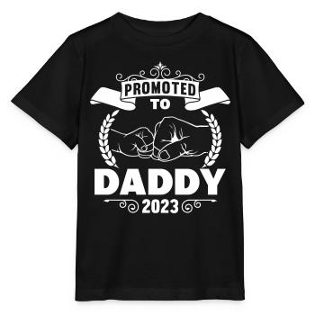 Promotion au grade de père 2023 - T-shirt bio MINI CREATOR Stanley/Stella Enfant - noir - Devant - Mikhail (115cm)