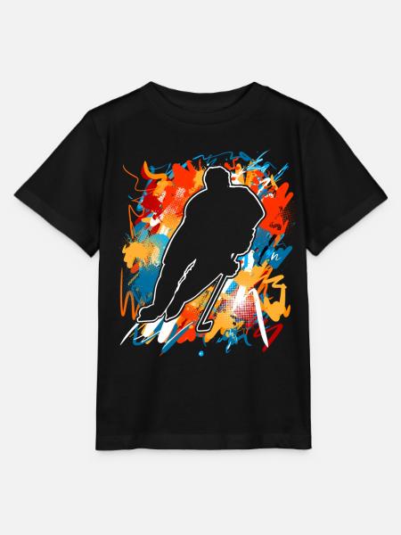 Eishockey  - Stanley/Stella Kinder T-Shirt MINI CREATOR  - Schwarz