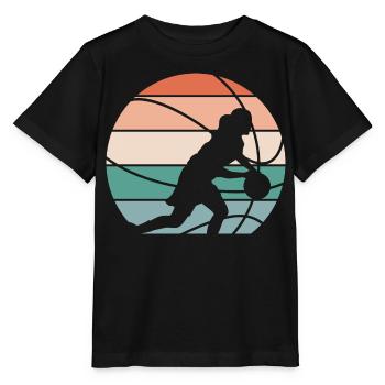 Basketball féminin Basketball féminin - T-shirt bio MINI CREATOR Stanley/Stella Enfant - noir - Devant - Mikhail (115cm)