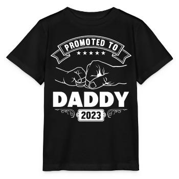 Promotion à Papa 2023 - T-shirt bio MINI CREATOR Stanley/Stella Enfant - noir - Devant - Mikhail (115cm)