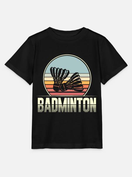 Badminton - Stanley/Stella Kinder T-Shirt MINI CREATOR - Schwarz