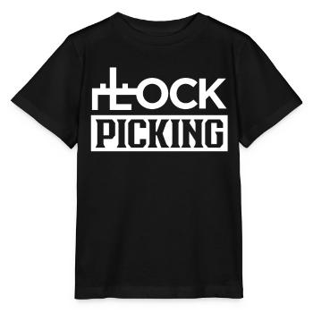 Lock Picking Lockpicking Lock Cracker Crack - Stanley/Stella MINI CREATOR Kids’ T-Shirt - black - Front - Mikhail (115cm)