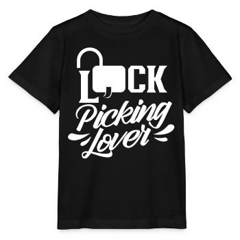 Lock Picking Lovers Cracking Lock Cracker - Stanley/Stella MINI CREATOR Kids’ T-Shirt - black - Front - Mikhail (115cm)