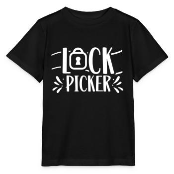 Schlossknacker Lock Picker Schloss Lock Picking - Stanley/Stella MINI CREATOR Kids’ T-Shirt - black - Front - Mikhail (115cm)