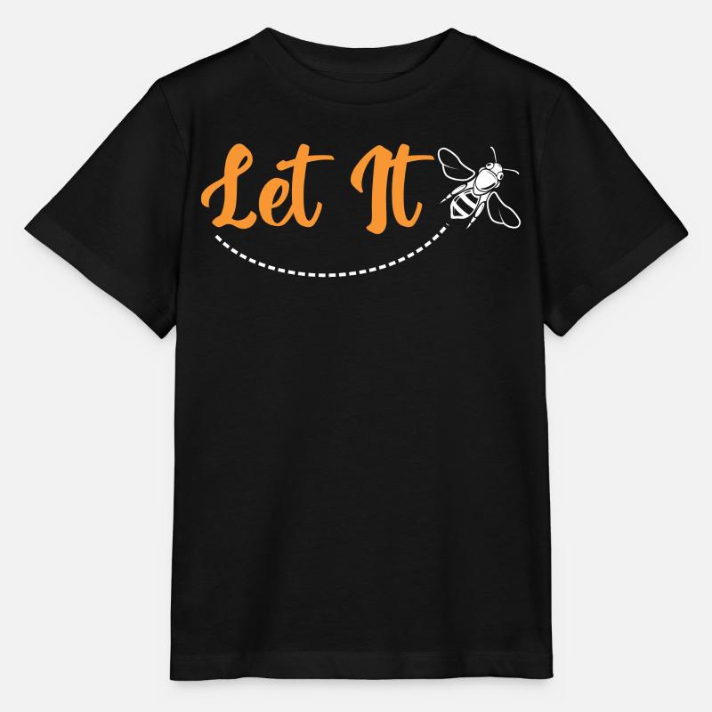 Let it - Stanley/Stella Kinder T-Shirt MINI CREATOR  - Schwarz