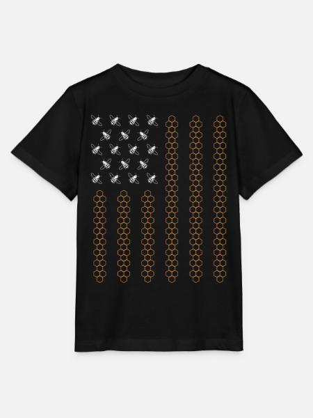 Beekeeper Flag - Stanley/Stella Kinder T-Shirt MINI CREATOR - Schwarz