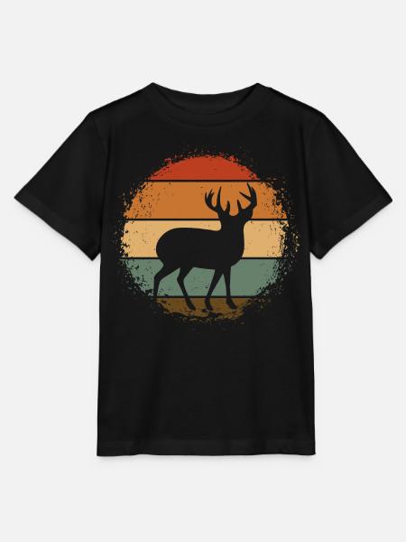 Hirsch - Stanley/Stella Kinder T-Shirt MINI CREATOR  - Schwarz