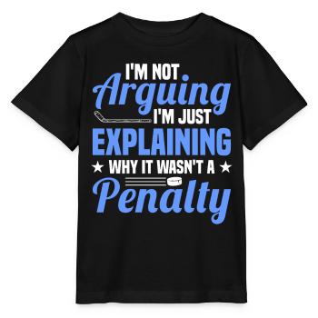 Je ne discute pas, je ne fais qu’expliquer pourquoi - T-shirt bio MINI CREATOR Stanley/Stella Enfant - noir - Devant - Mikhail (115cm)